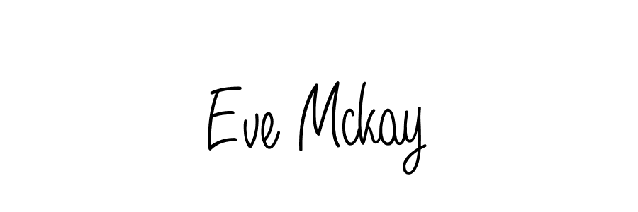 Also we have Eve Mckay name is the best signature style. Create professional handwritten signature collection using Angelique-Rose-font-FFP autograph style. Eve Mckay signature style 5 images and pictures png