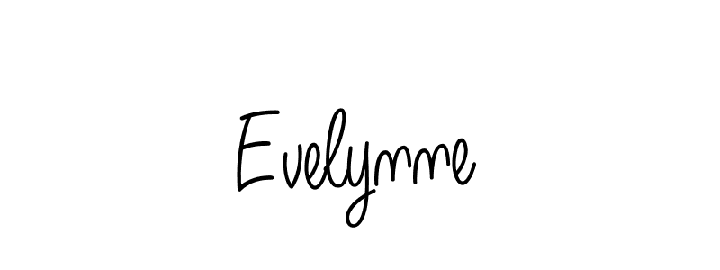 Design your own signature with our free online signature maker. With this signature software, you can create a handwritten (Angelique-Rose-font-FFP) signature for name Evelynne. Evelynne signature style 5 images and pictures png