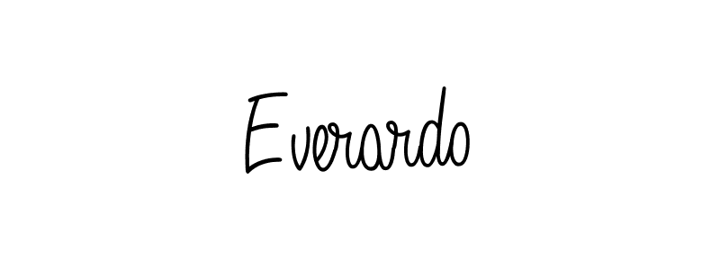 Make a beautiful signature design for name Everardo. Use this online signature maker to create a handwritten signature for free. Everardo signature style 5 images and pictures png