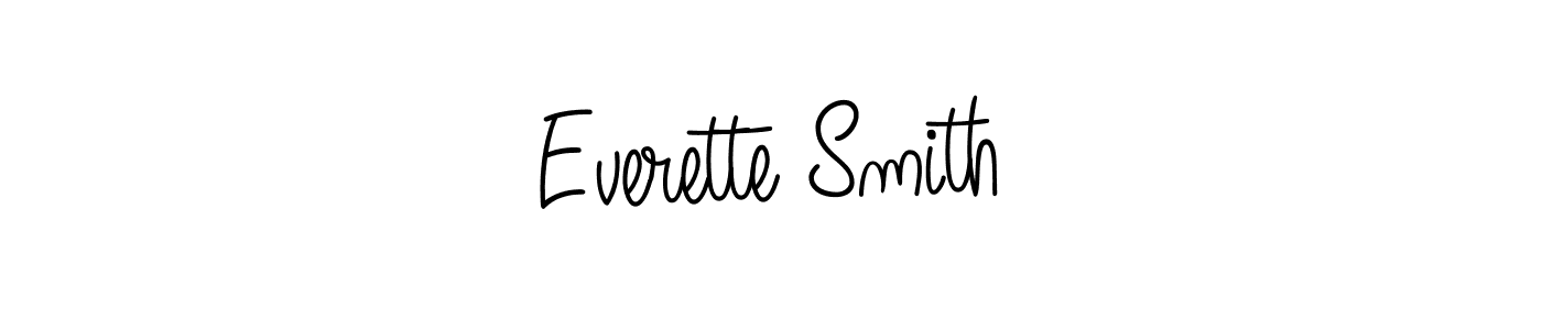 Design your own signature with our free online signature maker. With this signature software, you can create a handwritten (Angelique-Rose-font-FFP) signature for name Everette Smith. Everette Smith signature style 5 images and pictures png