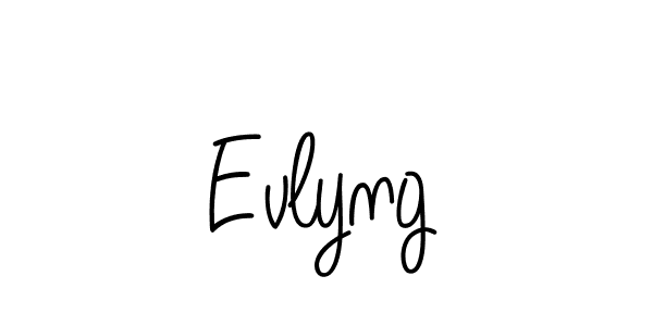 How to make Evlyng signature? Angelique-Rose-font-FFP is a professional autograph style. Create handwritten signature for Evlyng name. Evlyng signature style 5 images and pictures png