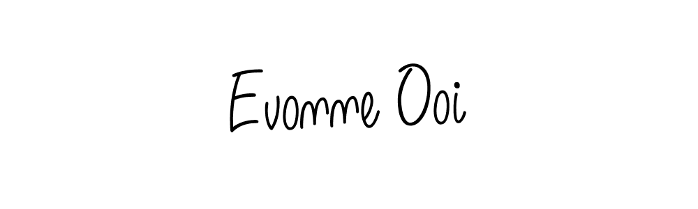 Make a beautiful signature design for name Evonne Ooi. With this signature (Angelique-Rose-font-FFP) style, you can create a handwritten signature for free. Evonne Ooi signature style 5 images and pictures png