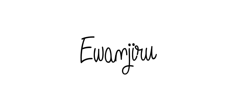 Similarly Angelique-Rose-font-FFP is the best handwritten signature design. Signature creator online .You can use it as an online autograph creator for name Ewanjiru. Ewanjiru signature style 5 images and pictures png