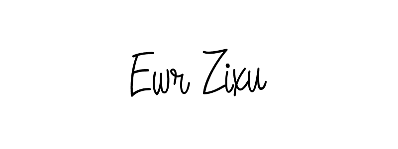 Also You can easily find your signature by using the search form. We will create Ewr Zixu name handwritten signature images for you free of cost using Angelique-Rose-font-FFP sign style. Ewr Zixu signature style 5 images and pictures png