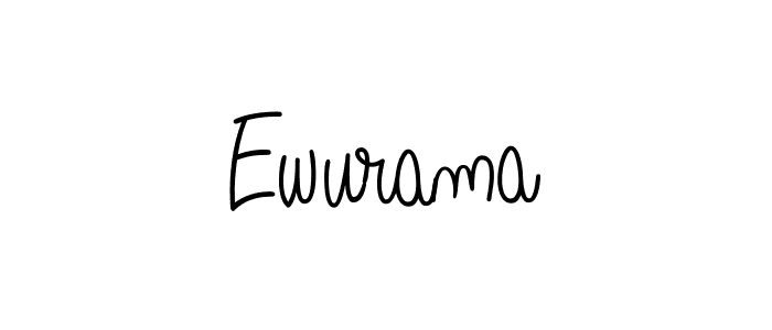 Make a beautiful signature design for name Ewurama. With this signature (Angelique-Rose-font-FFP) style, you can create a handwritten signature for free. Ewurama signature style 5 images and pictures png