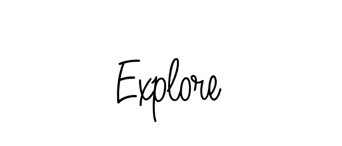 How to make Explore signature? Angelique-Rose-font-FFP is a professional autograph style. Create handwritten signature for Explore name. Explore signature style 5 images and pictures png