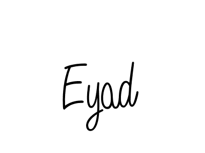 Design your own signature with our free online signature maker. With this signature software, you can create a handwritten (Angelique-Rose-font-FFP) signature for name Eyad. Eyad signature style 5 images and pictures png