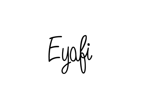 Eyafi stylish signature style. Best Handwritten Sign (Angelique-Rose-font-FFP) for my name. Handwritten Signature Collection Ideas for my name Eyafi. Eyafi signature style 5 images and pictures png