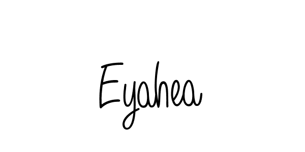 Use a signature maker to create a handwritten signature online. With this signature software, you can design (Angelique-Rose-font-FFP) your own signature for name Eyahea. Eyahea signature style 5 images and pictures png