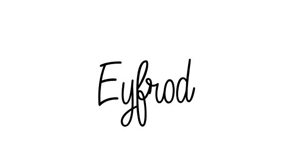 Design your own signature with our free online signature maker. With this signature software, you can create a handwritten (Angelique-Rose-font-FFP) signature for name Eyfrod. Eyfrod signature style 5 images and pictures png