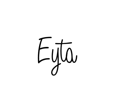 Eyta stylish signature style. Best Handwritten Sign (Angelique-Rose-font-FFP) for my name. Handwritten Signature Collection Ideas for my name Eyta. Eyta signature style 5 images and pictures png