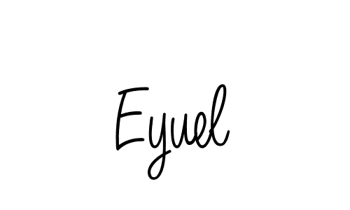 Also You can easily find your signature by using the search form. We will create Eyuel name handwritten signature images for you free of cost using Angelique-Rose-font-FFP sign style. Eyuel signature style 5 images and pictures png