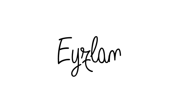 Eyzlan stylish signature style. Best Handwritten Sign (Angelique-Rose-font-FFP) for my name. Handwritten Signature Collection Ideas for my name Eyzlan. Eyzlan signature style 5 images and pictures png