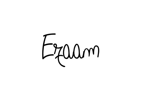 Make a beautiful signature design for name Ezaam. With this signature (Angelique-Rose-font-FFP) style, you can create a handwritten signature for free. Ezaam signature style 5 images and pictures png