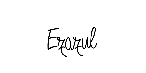 Make a beautiful signature design for name Ezazul. With this signature (Angelique-Rose-font-FFP) style, you can create a handwritten signature for free. Ezazul signature style 5 images and pictures png