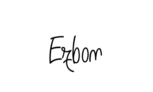 Design your own signature with our free online signature maker. With this signature software, you can create a handwritten (Angelique-Rose-font-FFP) signature for name Ezbon. Ezbon signature style 5 images and pictures png