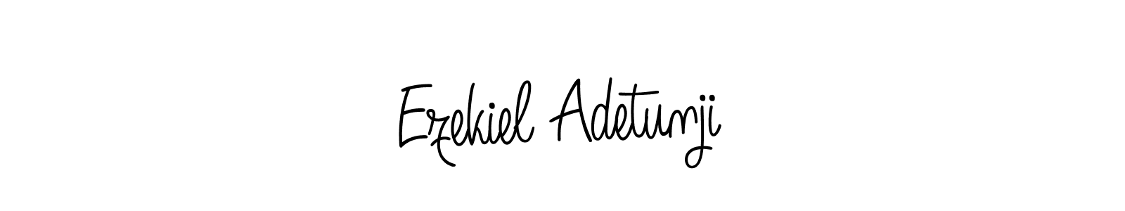 Also we have Ezekiel Adetunji name is the best signature style. Create professional handwritten signature collection using Angelique-Rose-font-FFP autograph style. Ezekiel Adetunji signature style 5 images and pictures png