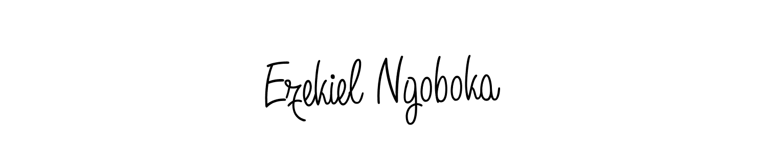 Similarly Angelique-Rose-font-FFP is the best handwritten signature design. Signature creator online .You can use it as an online autograph creator for name Ezekiel Ngoboka. Ezekiel Ngoboka signature style 5 images and pictures png