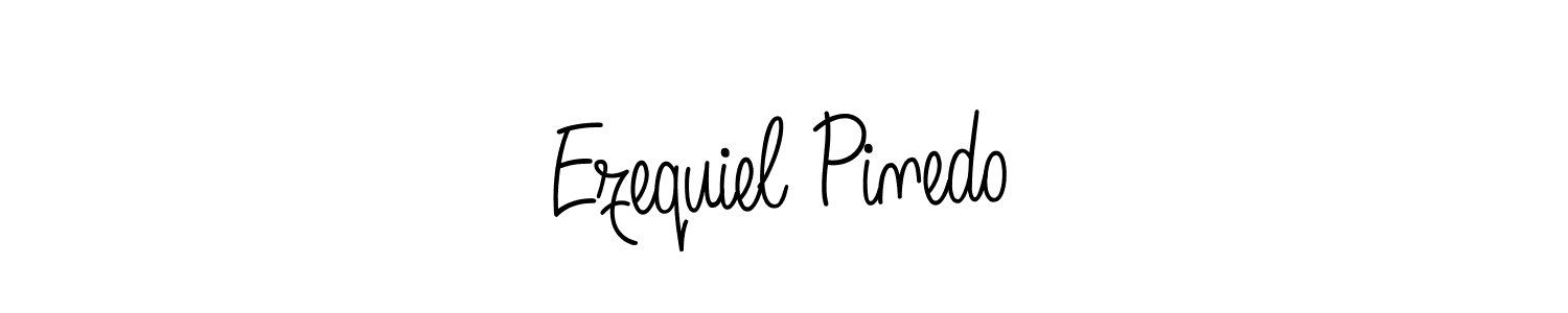 Ezequiel Pinedo stylish signature style. Best Handwritten Sign (Angelique-Rose-font-FFP) for my name. Handwritten Signature Collection Ideas for my name Ezequiel Pinedo. Ezequiel Pinedo signature style 5 images and pictures png