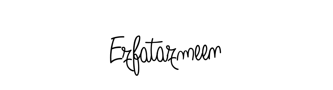 Use a signature maker to create a handwritten signature online. With this signature software, you can design (Angelique-Rose-font-FFP) your own signature for name Ezfatazmeen. Ezfatazmeen signature style 5 images and pictures png