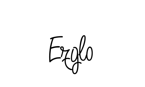 Make a beautiful signature design for name Ezglo. With this signature (Angelique-Rose-font-FFP) style, you can create a handwritten signature for free. Ezglo signature style 5 images and pictures png