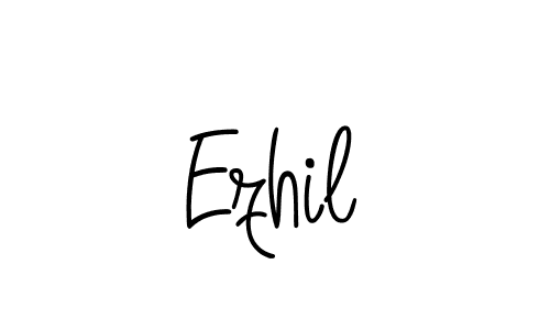 Once you've used our free online signature maker to create your best signature Angelique-Rose-font-FFP style, it's time to enjoy all of the benefits that Ezhil name signing documents. Ezhil signature style 5 images and pictures png