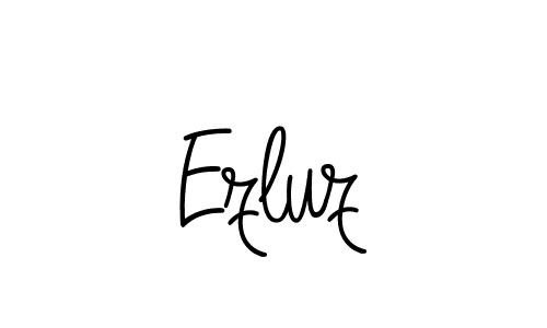 The best way (Angelique-Rose-font-FFP) to make a short signature is to pick only two or three words in your name. The name Ezluz include a total of six letters. For converting this name. Ezluz signature style 5 images and pictures png