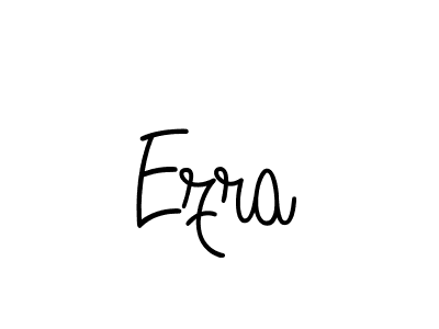 You should practise on your own different ways (Angelique-Rose-font-FFP) to write your name (Ezra) in signature. don't let someone else do it for you. Ezra signature style 5 images and pictures png