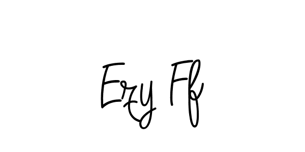 How to Draw Ezy Ff signature style? Angelique-Rose-font-FFP is a latest design signature styles for name Ezy Ff. Ezy Ff signature style 5 images and pictures png