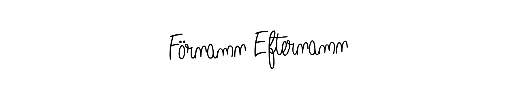 Make a beautiful signature design for name Förnamn Efternamn. With this signature (Angelique-Rose-font-FFP) style, you can create a handwritten signature for free. Förnamn Efternamn signature style 5 images and pictures png