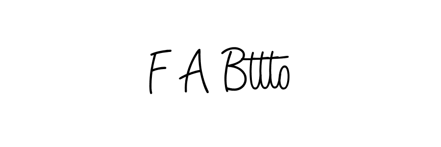 How to make F A Bttto name signature. Use Angelique-Rose-font-FFP style for creating short signs online. This is the latest handwritten sign. F A Bttto signature style 5 images and pictures png