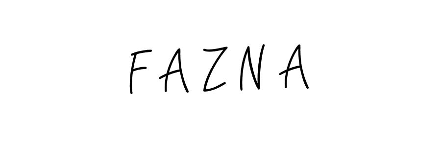 Create a beautiful signature design for name F A Z N A. With this signature (Angelique-Rose-font-FFP) fonts, you can make a handwritten signature for free. F A Z N A signature style 5 images and pictures png