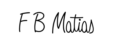 Generate high-definition signature styles for F B Matias. The Angelique-Rose-font-FFP typeface ensures crisp legibility and sophisticated design. F B Matias signature style 5 images and pictures png
