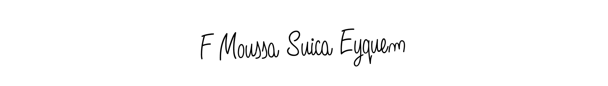 The best way (Angelique-Rose-font-FFP) to make a short signature is to pick only two or three words in your name. The name F Moussa Suica Eyquem include a total of six letters. For converting this name. F Moussa Suica Eyquem signature style 5 images and pictures png