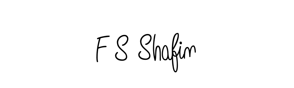 Make a beautiful signature design for name F S Shafin. With this signature (Angelique-Rose-font-FFP) style, you can create a handwritten signature for free. F S Shafin signature style 5 images and pictures png