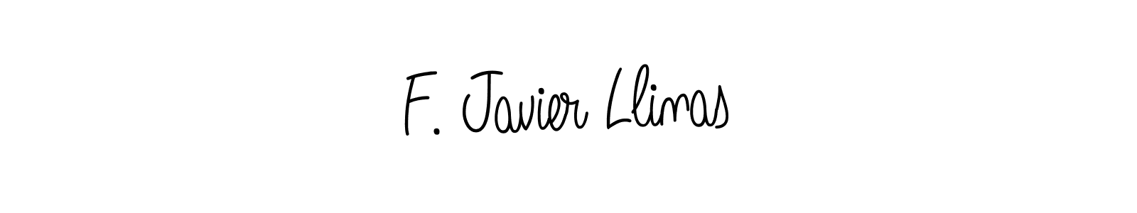 Make a beautiful signature design for name F. Javier Llinas. Use this online signature maker to create a handwritten signature for free. F. Javier Llinas signature style 5 images and pictures png