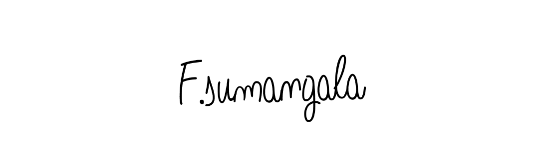Check out images of Autograph of F.sumangala name. Actor F.sumangala Signature Style. Angelique-Rose-font-FFP is a professional sign style online. F.sumangala signature style 5 images and pictures png