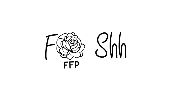 F4 Shh stylish signature style. Best Handwritten Sign (Angelique-Rose-font-FFP) for my name. Handwritten Signature Collection Ideas for my name F4 Shh. F4 Shh signature style 5 images and pictures png