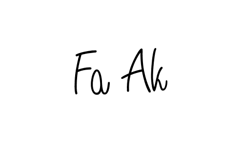 You can use this online signature creator to create a handwritten signature for the name Fa Ak. This is the best online autograph maker. Fa Ak signature style 5 images and pictures png