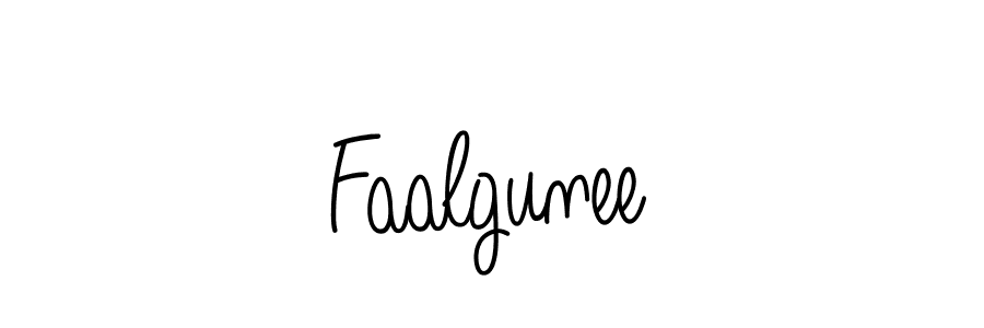 Create a beautiful signature design for name Faalgunee. With this signature (Angelique-Rose-font-FFP) fonts, you can make a handwritten signature for free. Faalgunee signature style 5 images and pictures png