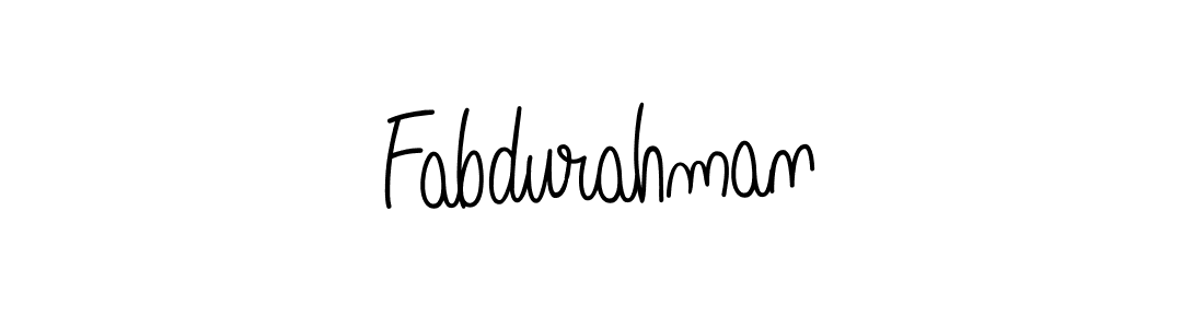It looks lik you need a new signature style for name Fabdurahman. Design unique handwritten (Angelique-Rose-font-FFP) signature with our free signature maker in just a few clicks. Fabdurahman signature style 5 images and pictures png