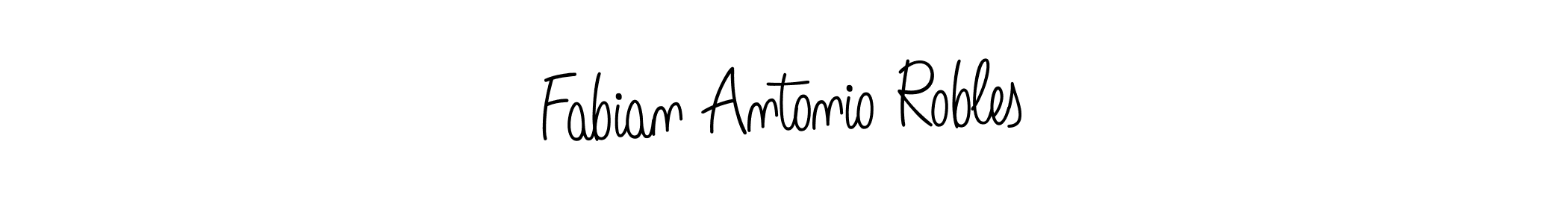 Use a signature maker to create a handwritten signature online. With this signature software, you can design (Angelique-Rose-font-FFP) your own signature for name Fabian Antonio Robles. Fabian Antonio Robles signature style 5 images and pictures png