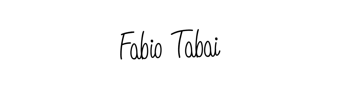 How to make Fabio Tabai signature? Angelique-Rose-font-FFP is a professional autograph style. Create handwritten signature for Fabio Tabai name. Fabio Tabai signature style 5 images and pictures png
