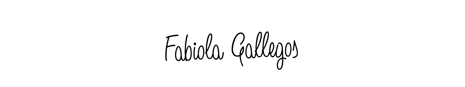 Angelique-Rose-font-FFP is a professional signature style that is perfect for those who want to add a touch of class to their signature. It is also a great choice for those who want to make their signature more unique. Get Fabiola Gallegos name to fancy signature for free. Fabiola Gallegos signature style 5 images and pictures png