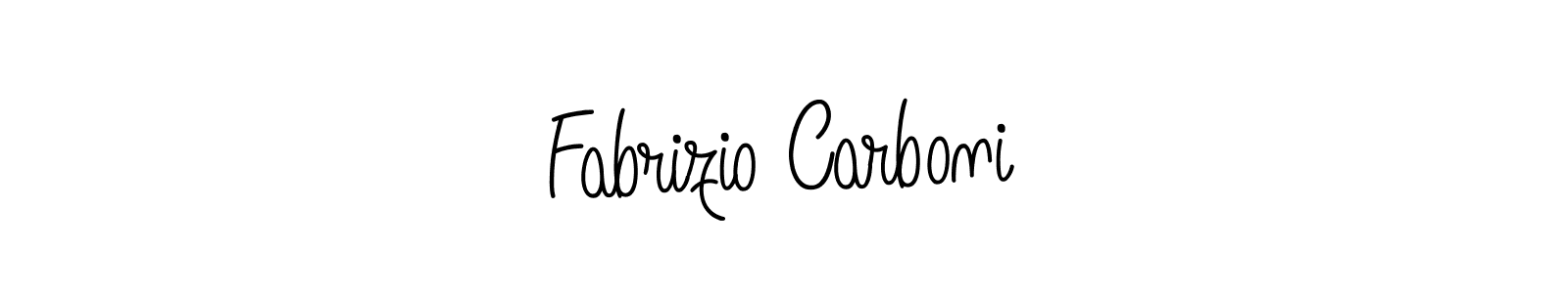 Use a signature maker to create a handwritten signature online. With this signature software, you can design (Angelique-Rose-font-FFP) your own signature for name Fabrizio Carboni. Fabrizio Carboni signature style 5 images and pictures png