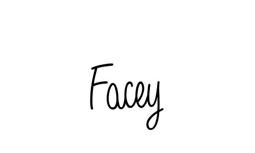 How to make Facey signature? Angelique-Rose-font-FFP is a professional autograph style. Create handwritten signature for Facey name. Facey signature style 5 images and pictures png