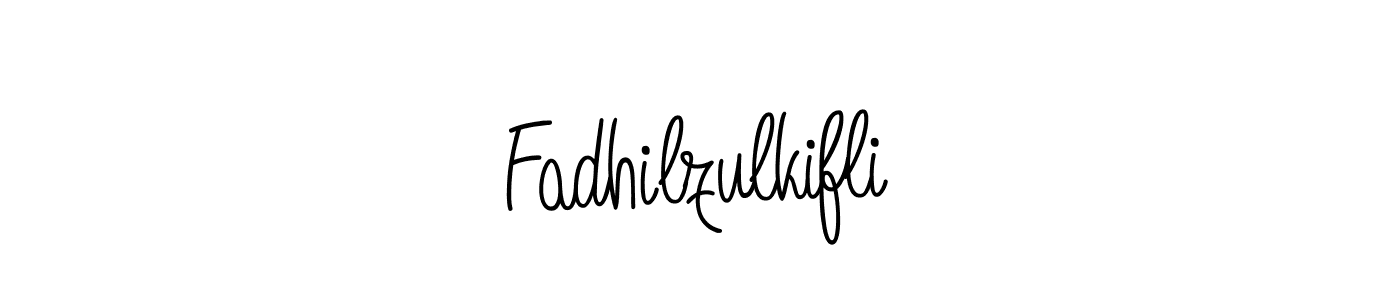 Make a beautiful signature design for name Fadhilzulkifli. With this signature (Angelique-Rose-font-FFP) style, you can create a handwritten signature for free. Fadhilzulkifli signature style 5 images and pictures png