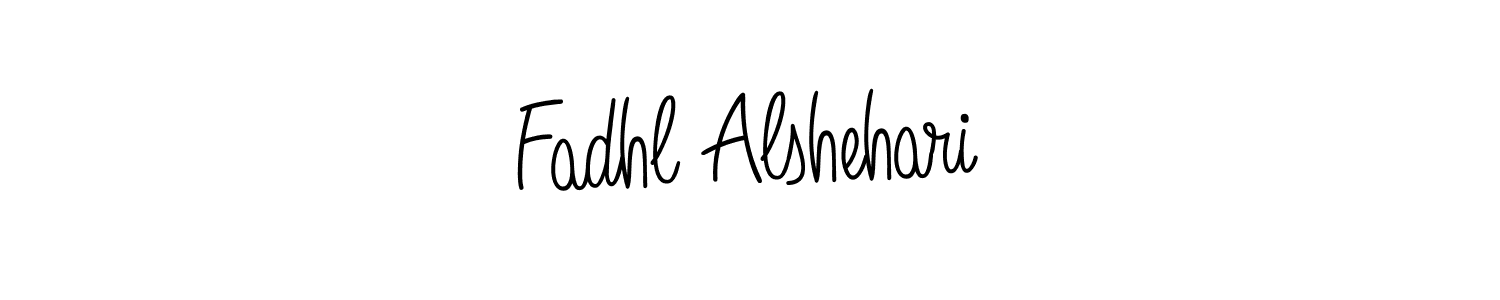 Make a beautiful signature design for name Fadhl Alshehari. With this signature (Angelique-Rose-font-FFP) style, you can create a handwritten signature for free. Fadhl Alshehari signature style 5 images and pictures png