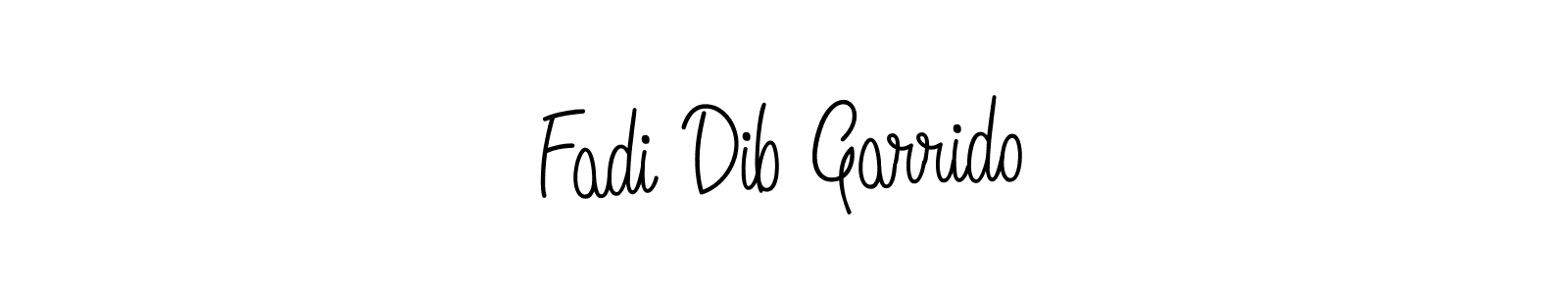 Fadi Dib Garrido stylish signature style. Best Handwritten Sign (Angelique-Rose-font-FFP) for my name. Handwritten Signature Collection Ideas for my name Fadi Dib Garrido. Fadi Dib Garrido signature style 5 images and pictures png