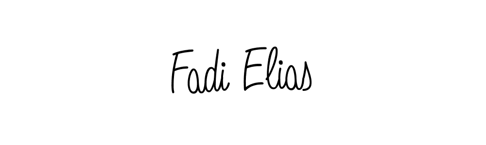 Also we have Fadi Elias name is the best signature style. Create professional handwritten signature collection using Angelique-Rose-font-FFP autograph style. Fadi Elias signature style 5 images and pictures png